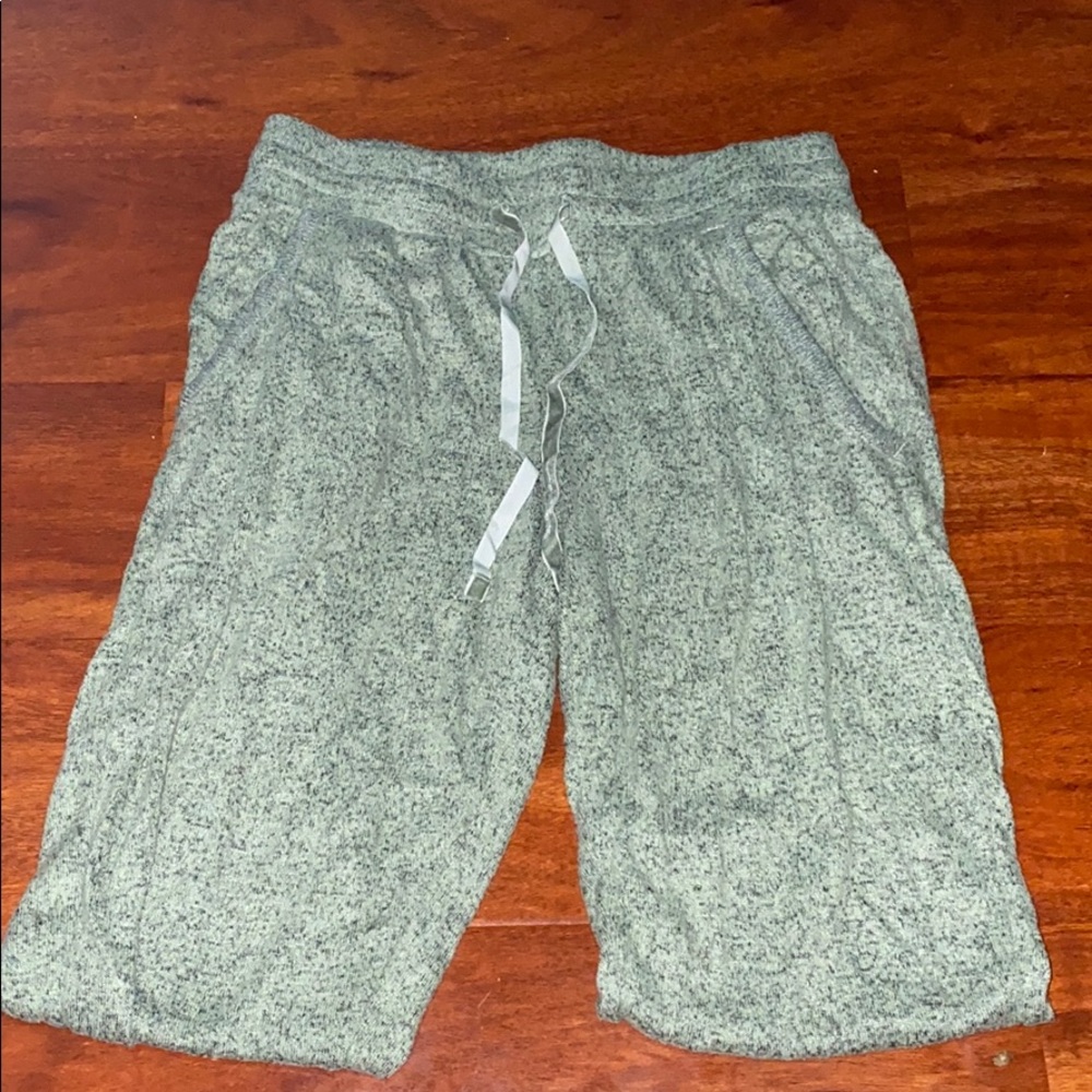 Gillian O’Mally green joggers